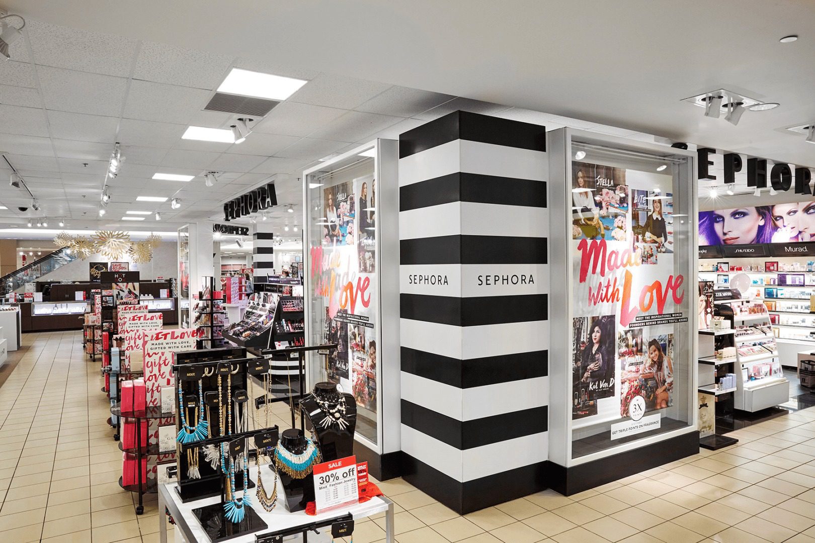 The brands you'll find at the new JCPenney Beauty concept will