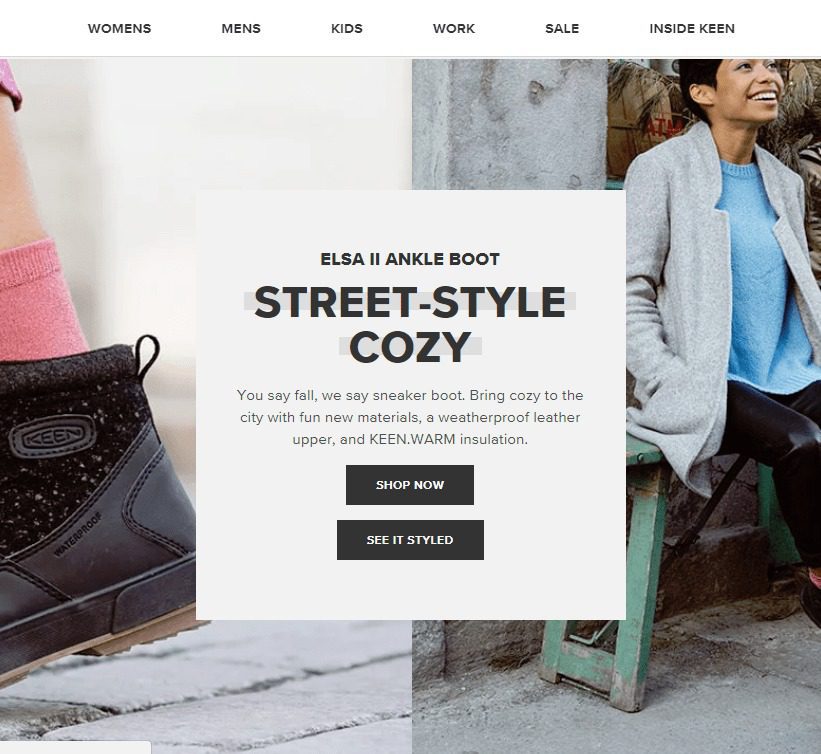 KEEN Footwear Steps Up E-Commerce Game With Story-Driven Content Strategy -  Retail TouchPoints