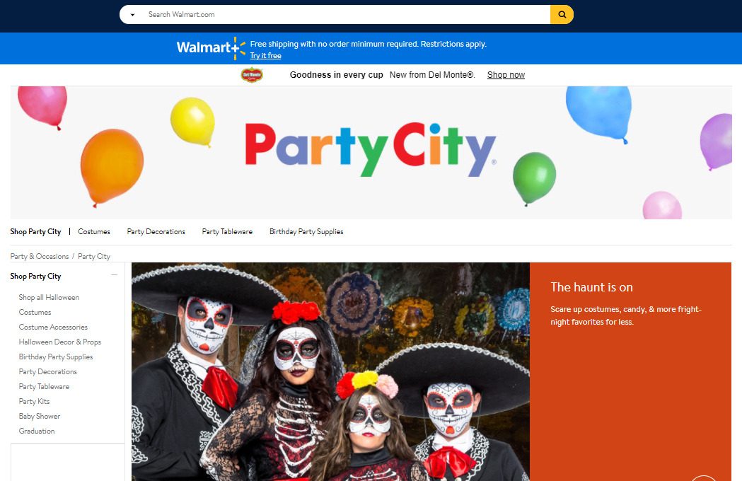 Party city deals online