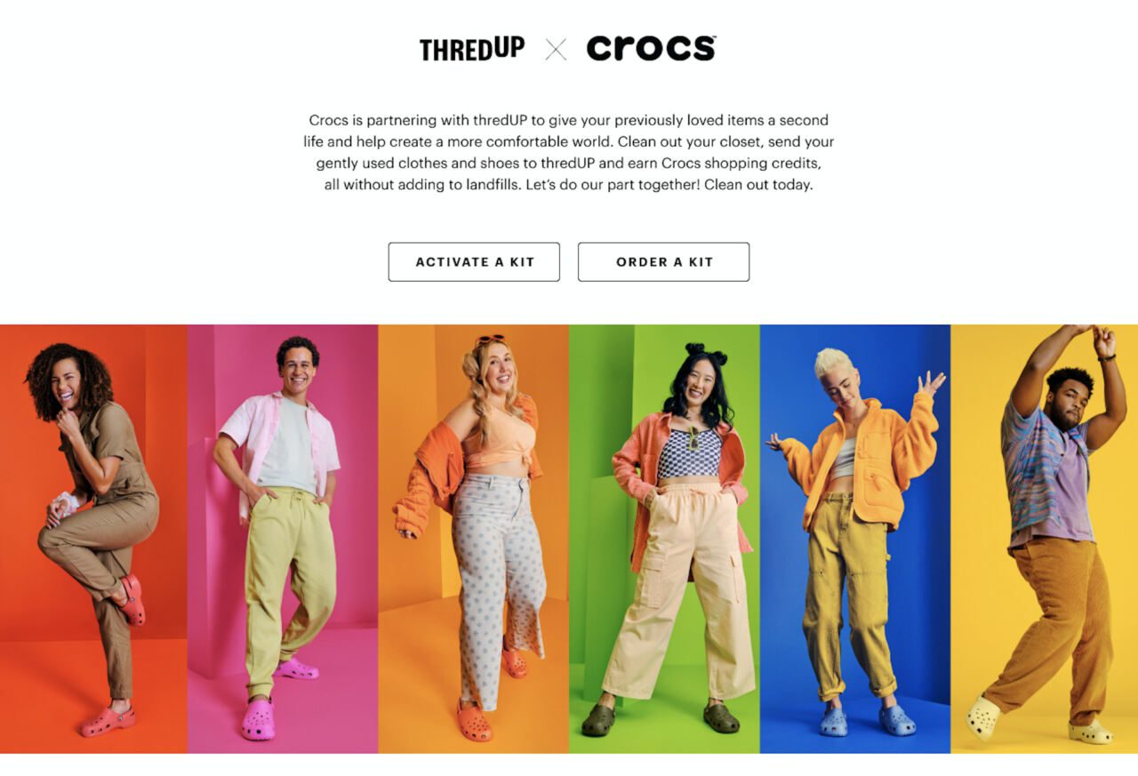 Crocs ThredUP resale